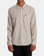 Load image into Gallery viewer, RVCA NEPS LONG SLEEVE SHIRT Washed Grey
