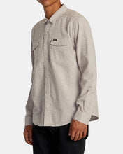 Load image into Gallery viewer, RVCA NEPS LONG SLEEVE SHIRT Washed Grey
