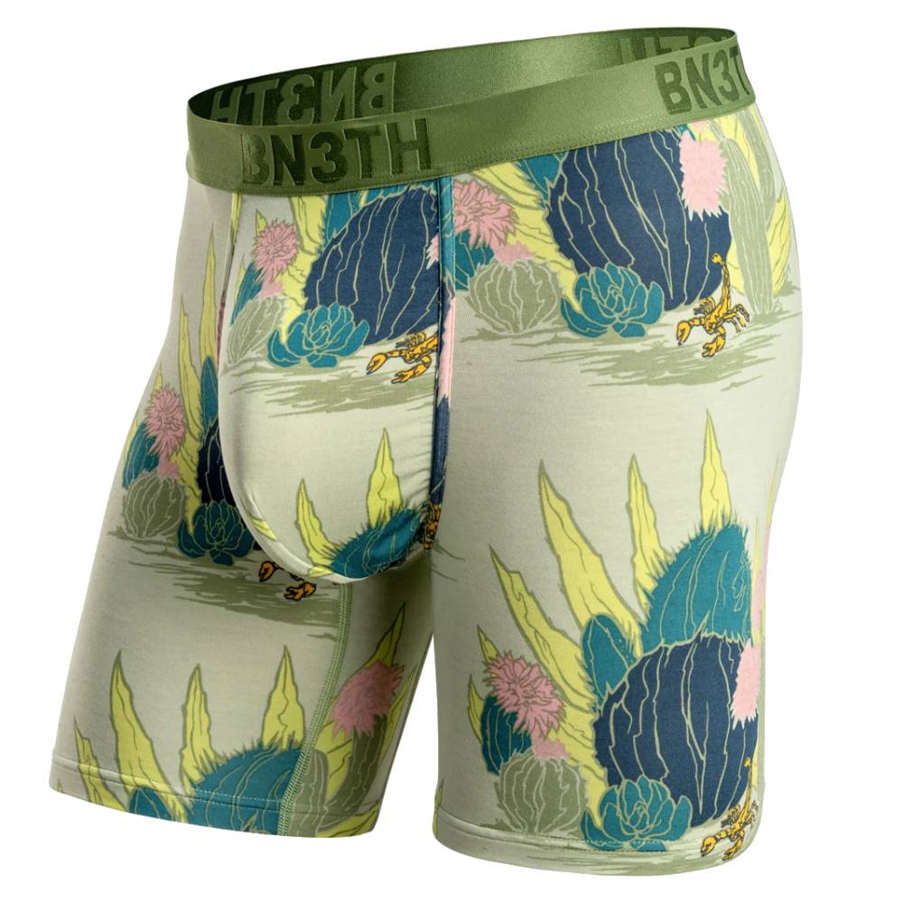 CACTUS FLORAL FAIR GREEN CLASSIC BOXER