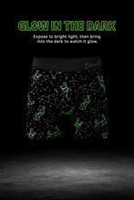 Load image into Gallery viewer, The Big Bang Glow In The Dark Constellation Ball Hammock® Pouch Underwear With Fly
