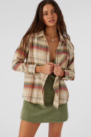 LOGAN FLANNEL RELAXED FIT SHIRT Multi