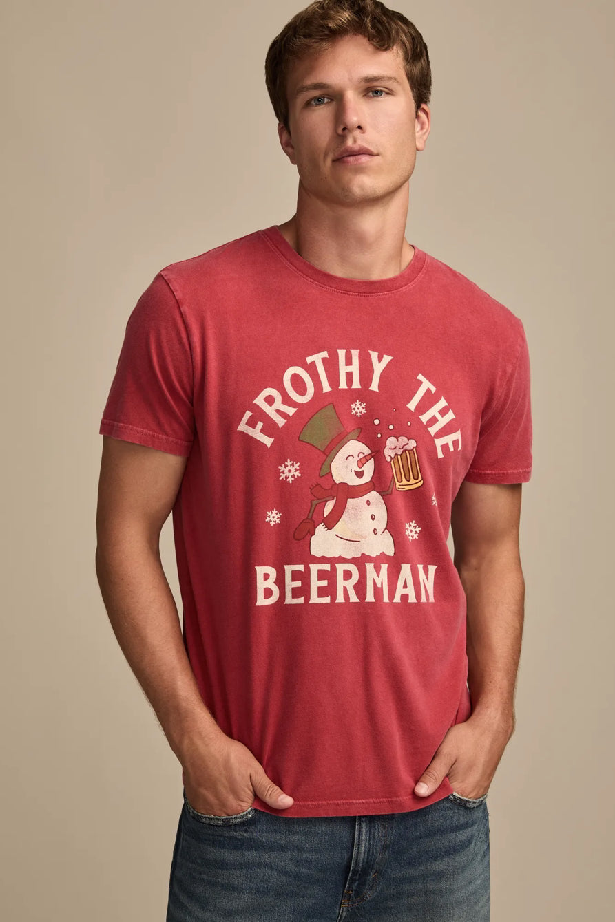 frothy the beer man tee