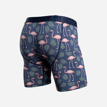 Load image into Gallery viewer, CLASSIC BOXER BRIEF: FLAMINGOS NAVY
