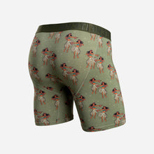 Load image into Gallery viewer, CLASSIC BOXER BRIEF: HULA DANCERS GREEN
