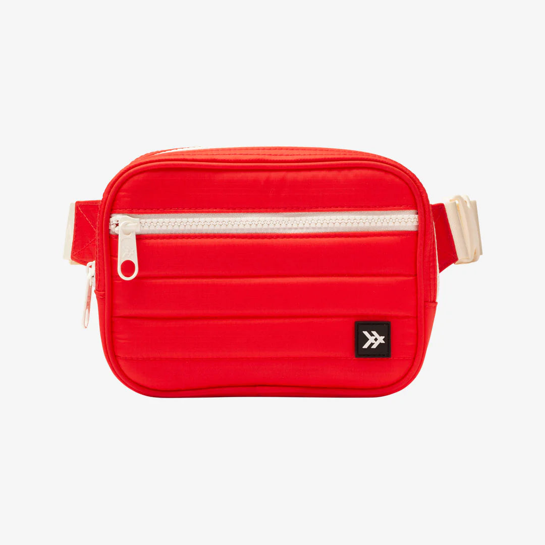 Thread Fanny Pack Red Puffer