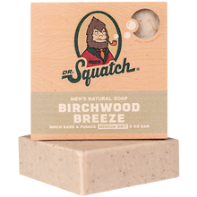 Load image into Gallery viewer, BIRCHWOOD BREEZE Dr. Squatch bar soap
