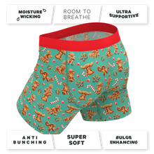 Load image into Gallery viewer, The Ginger Rail Gingerbread Ball Hammock® Pouch Underwear
