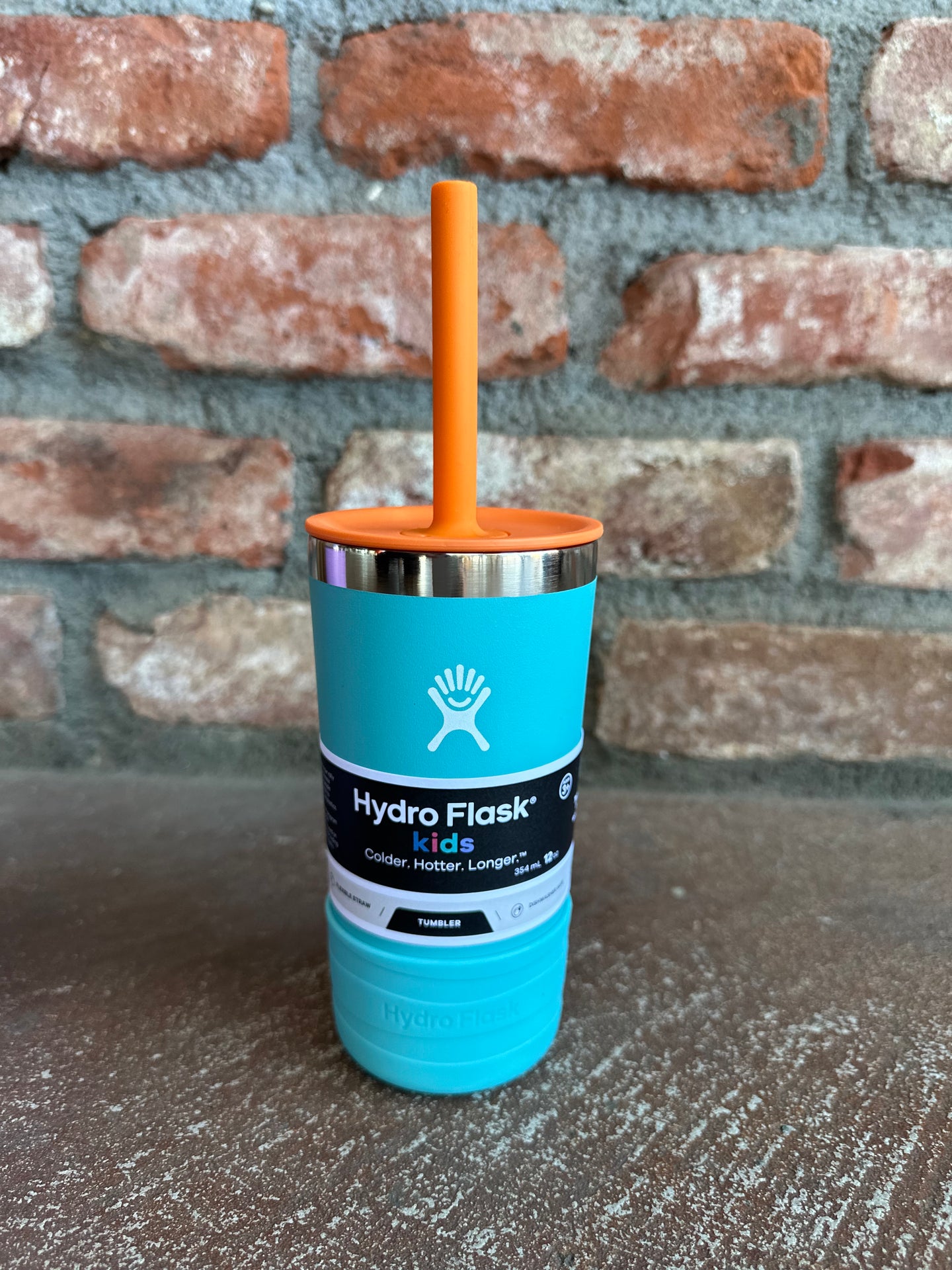Hydro Flask 12oz Tumbler + Straw & Boot Seaspray