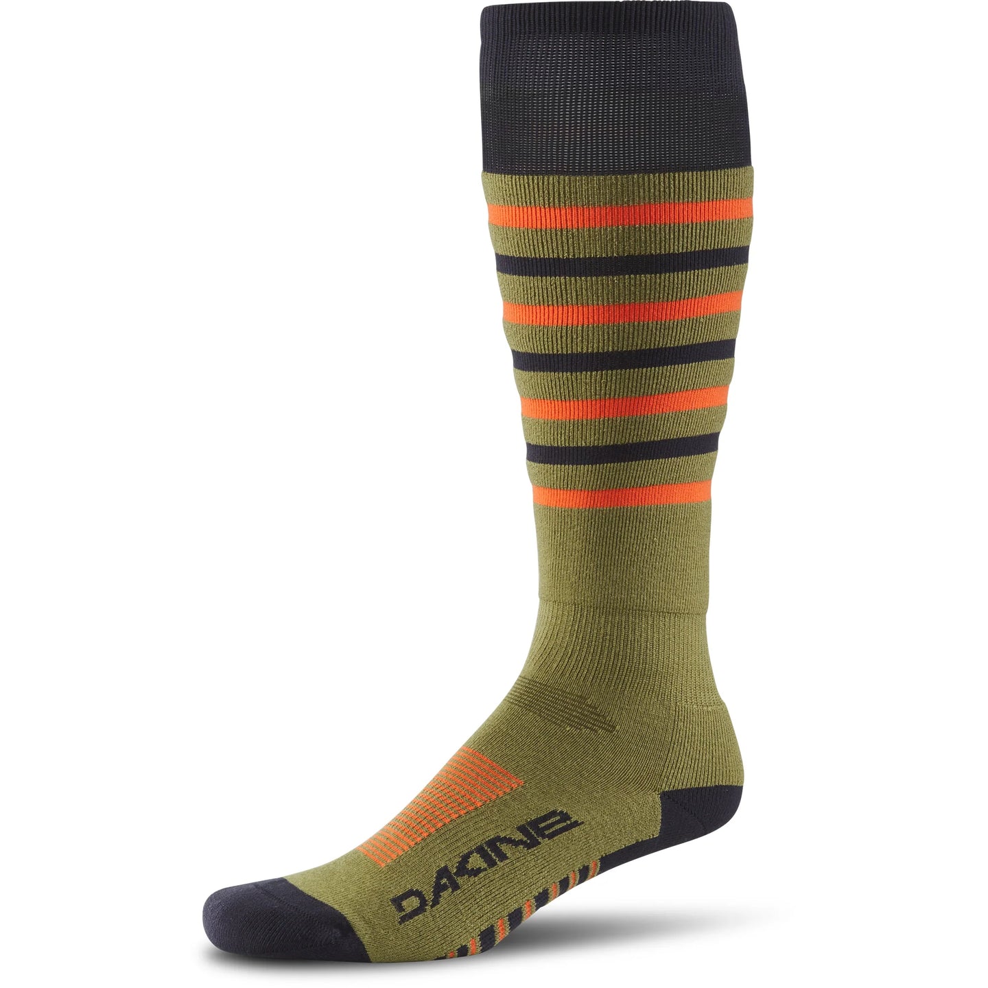 Summit Sock - Men's Utility Green / Orange