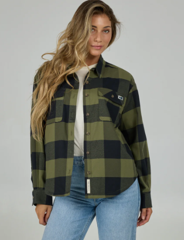 Fathom Flannel - Olive