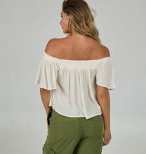 Load image into Gallery viewer, High Tide Short Sleeve Top - Off White
