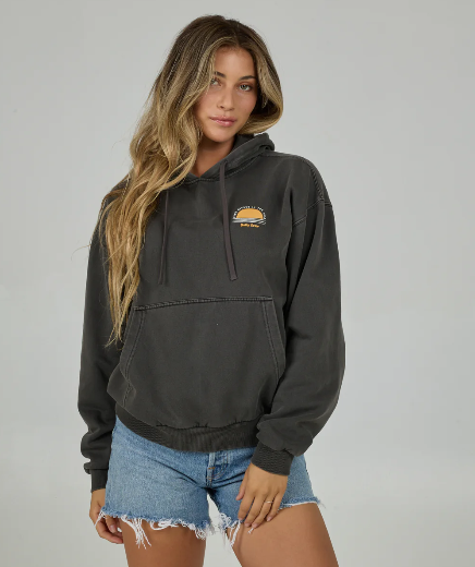 Palms Hoodie - Faded Black