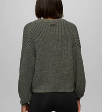 Load image into Gallery viewer, Sunday River Short Cardigan Thyme/Grey
