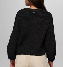 Load image into Gallery viewer, Sunday River Short Cardigan Black
