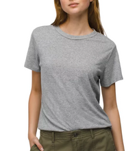 Load image into Gallery viewer, Cozy Up Short Sleeve Crew Heather Grey

