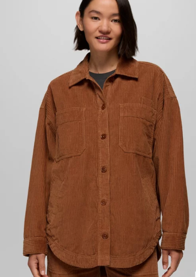 Annie's Canyon Cord Shacket Tawny