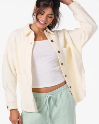 WAVELENGTH FLEECE JACKET ZIP FLEECE Winter White