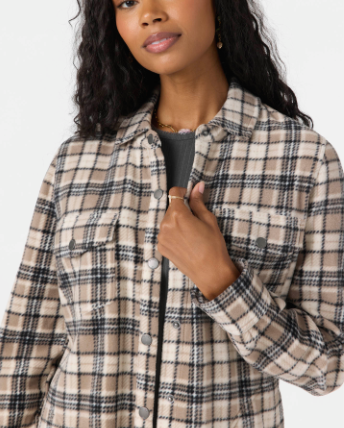ZUMA SUPERFLEECE LONG SLEEVE TOP Dune
