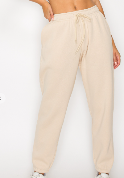 Basic Relaxed Fleece Jogger Sweatpants