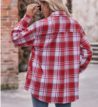 Load image into Gallery viewer, Campfire Oversized Plaid Shirt
