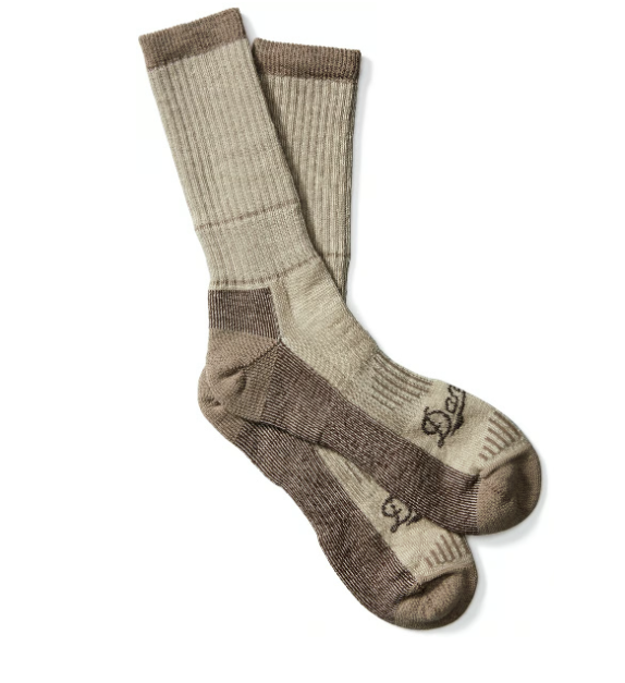 Hunting Socks Midweight Crew - Brown Heather