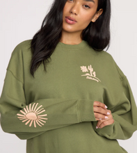 Load image into Gallery viewer, Sun Wave Livin Kendal Crewneck Sweatshirt Luv Army
