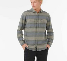 Load image into Gallery viewer, Line Up Flannel Shirt Deep Cactus
