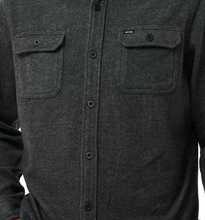 Load image into Gallery viewer, Grid Long Sleeve Shirt Black Marle
