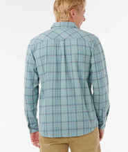 Load image into Gallery viewer, Griffin Flannel Shirt Blue Lagoon
