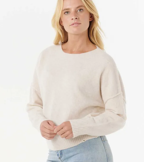Emily Sweater Ecru Marle