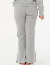 Load image into Gallery viewer, Cosy Flare Pant Grey Marle
