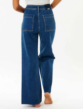 Load image into Gallery viewer, Holiday Denim Pants Dark Blue
