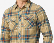 Load image into Gallery viewer, GLACIER PLAID SUPERFLEECE STANDARD FIT LONG SLEEVE SHIRT Twill
