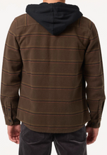 Load image into Gallery viewer, ARCHER HOODED FLANNEL TURKISH COFFEE
