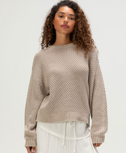 Load image into Gallery viewer, Around The Way Womens Sweater Stone
