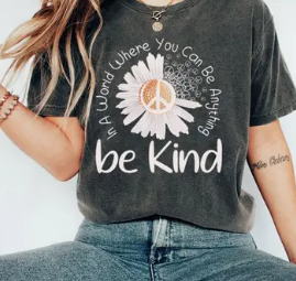 Love & Peace Daisy Graphic T