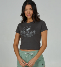 Load image into Gallery viewer, Baja Baby Tee - Charcoal
