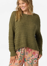 Load image into Gallery viewer, Brayton Long Sleeve Sweater martini olive
