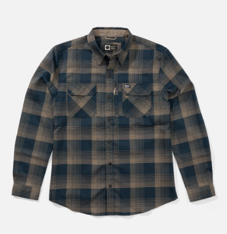 Fathom Tech Flannel - Midnight Navy