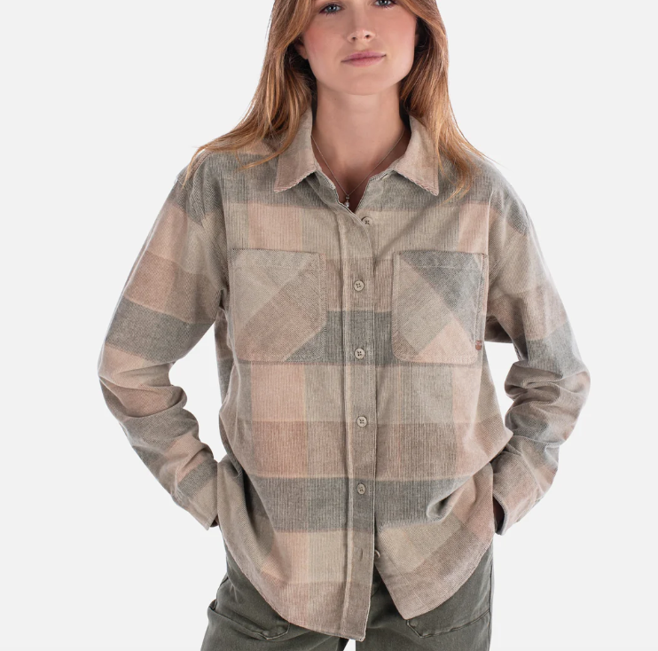 Alpine Corduroy Shirt - Mauve