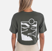 Load image into Gallery viewer, Water and Woods Tee - Military Green
