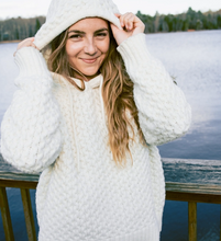 Load image into Gallery viewer, Beacon Honeycomb Hoodie - Ivory
