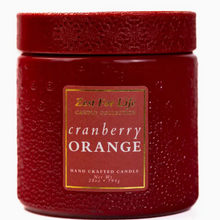 Load image into Gallery viewer, Zest For Life Candle (28oz.) - Cranberry Orange
