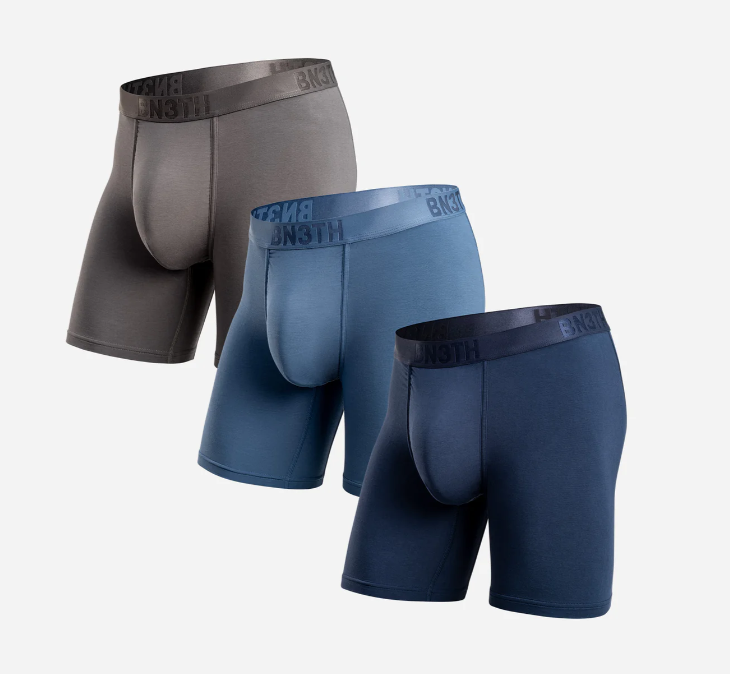 Classic Icon Boxer Brief  Gargoyle/Fog/Navy 3 Pack