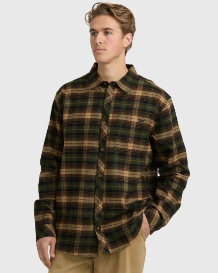 Coastline Long Sleeve Flannel Shirt
