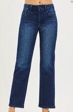 Load image into Gallery viewer, TUMMY CONTROL MID RISE ANKLE STRAIGHT JEANS
