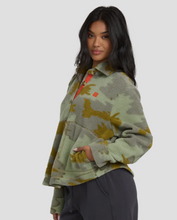 Load image into Gallery viewer, Breezy Sweatshirt Shacket Camo

