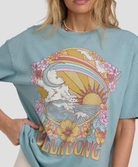 Everyday Paradise Short Sleeve T-Shirt Mineral Blue