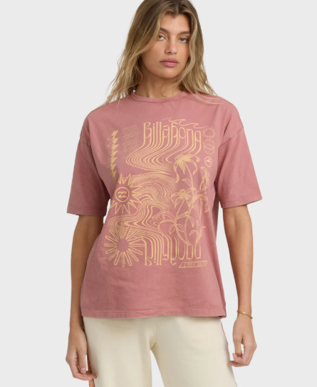 Surf Coalition Short Sleeve T-Shirt Coral
