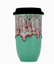 Load image into Gallery viewer, Nebula Ceramic Travel Mug – 16oz with Lid &amp; Sleeve
